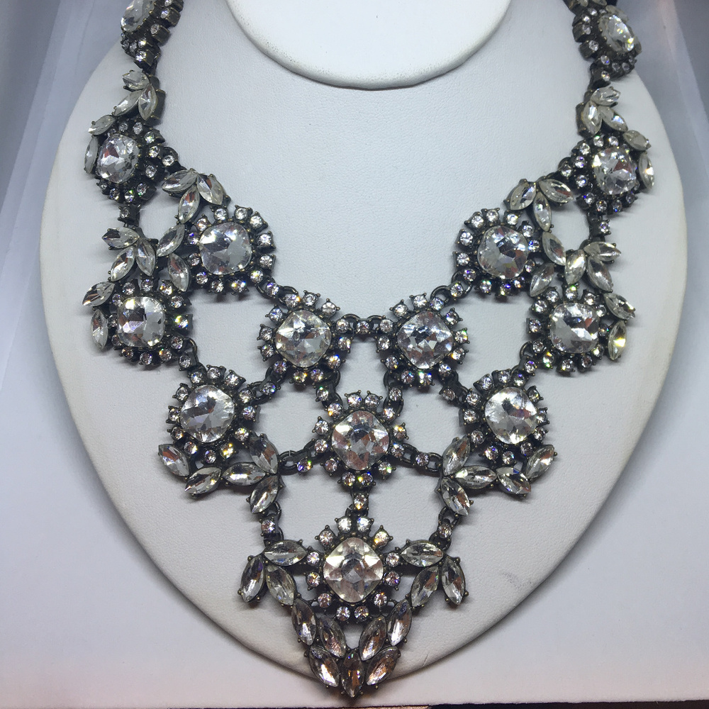 Joan Rivers Crystal Elegance Statement Necklace - image 1